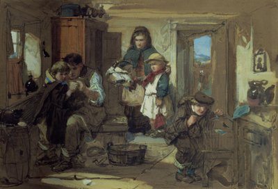Seeing Them Off by Thomas Faed
